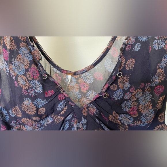 NWT Free People Yours Truly Mini Dress Size 10 (flaws) - Picture 8 of 11